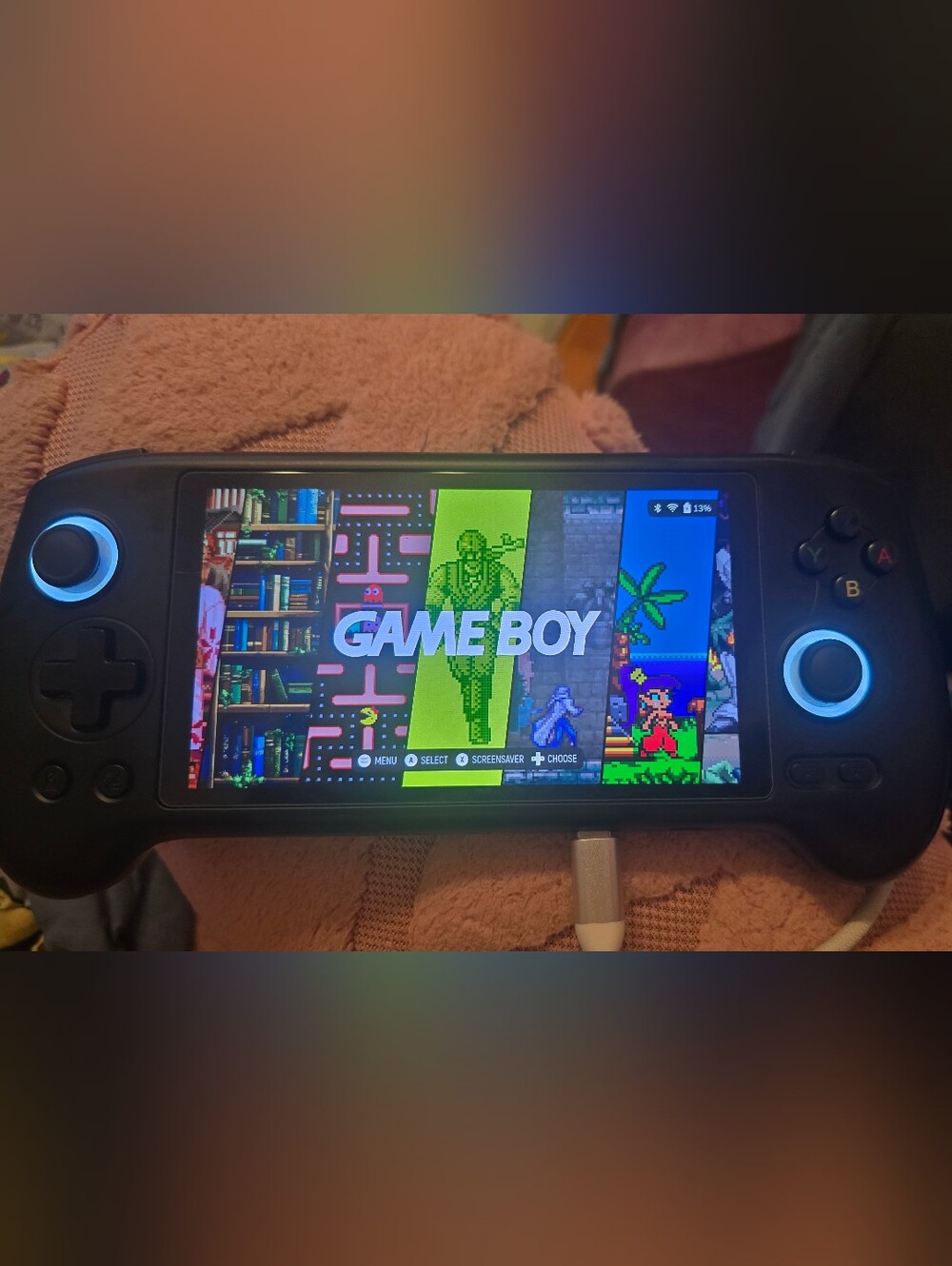 ANBERNIC RG556 Black AMOLED Handheld + Box + Accessories – Ready to Play